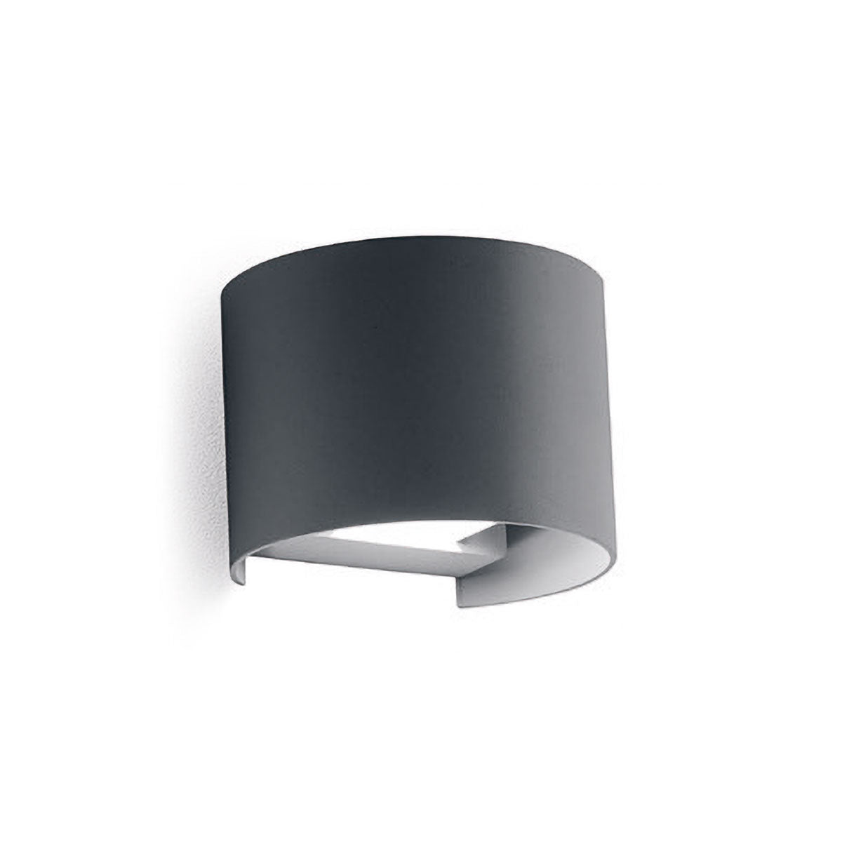 GEALUCE applique in alluminio bianco-antracite-marrone diffusore vetro LED 2X10W GEALUCE applique in alluminio bianco-antracite-marrone diffusore vetro LED 2X10W